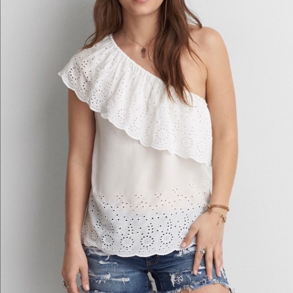 AE one shoulder top